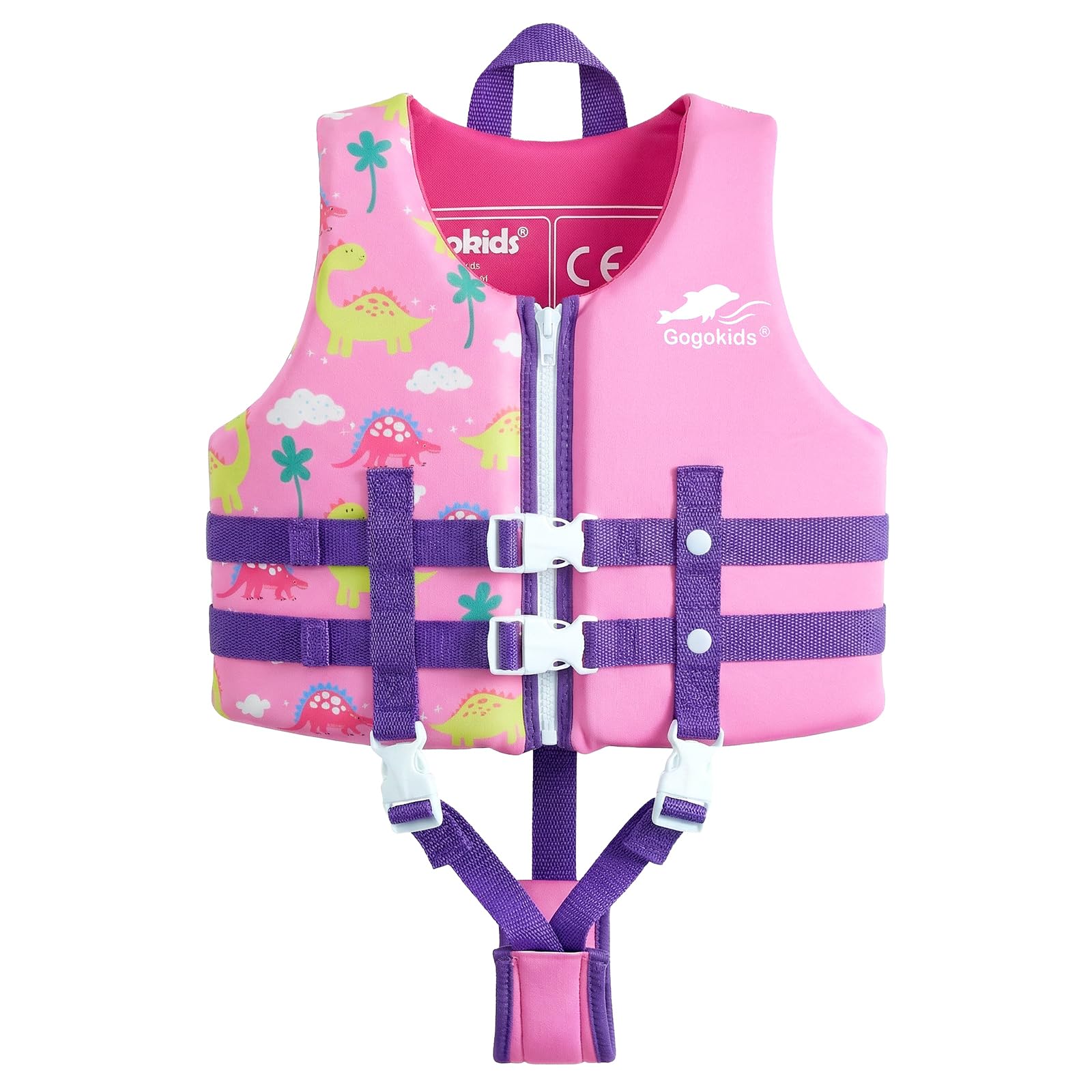 Gogokids Kids Swim Vest Float Jacket - Toddler Swimming Vest Float Vest Bouyancy Swimwear Floation Swimsuit for age 2-9 years/15-35 kg Child