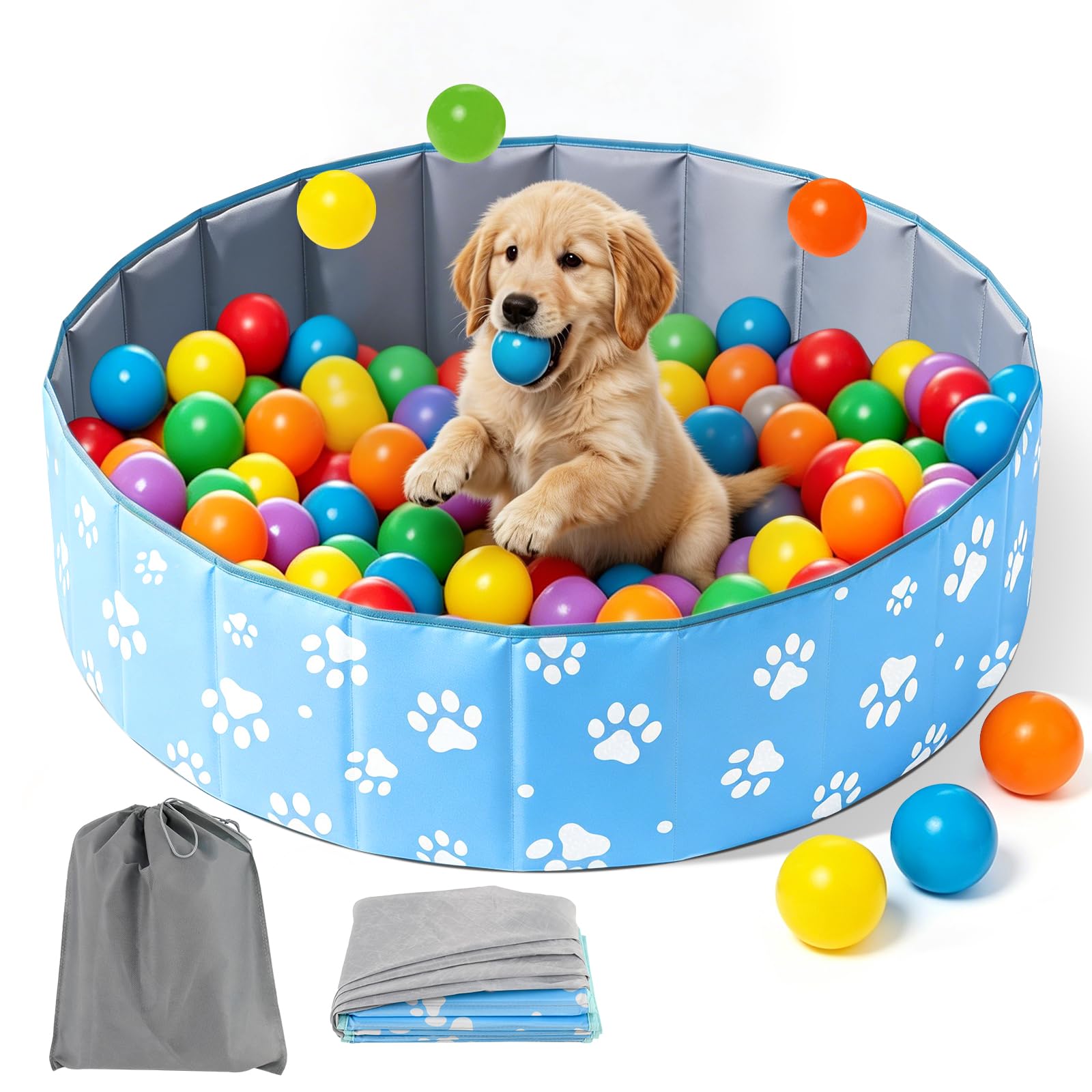 Photo 1 of Taikula 40-Inch Foldable Dog Ball Pit