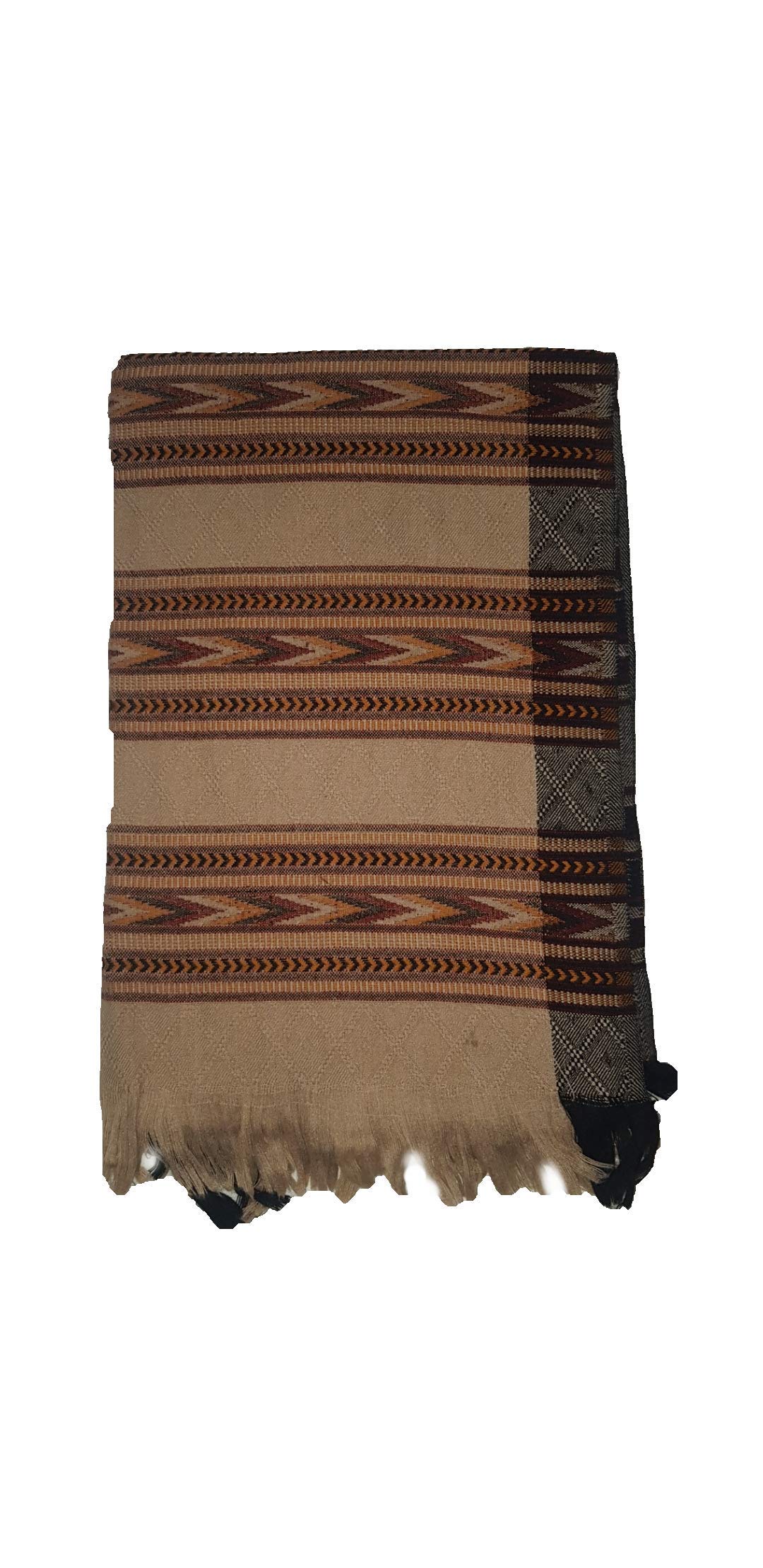 Women's Woollen Stole (Multi-Coloured)-image-6