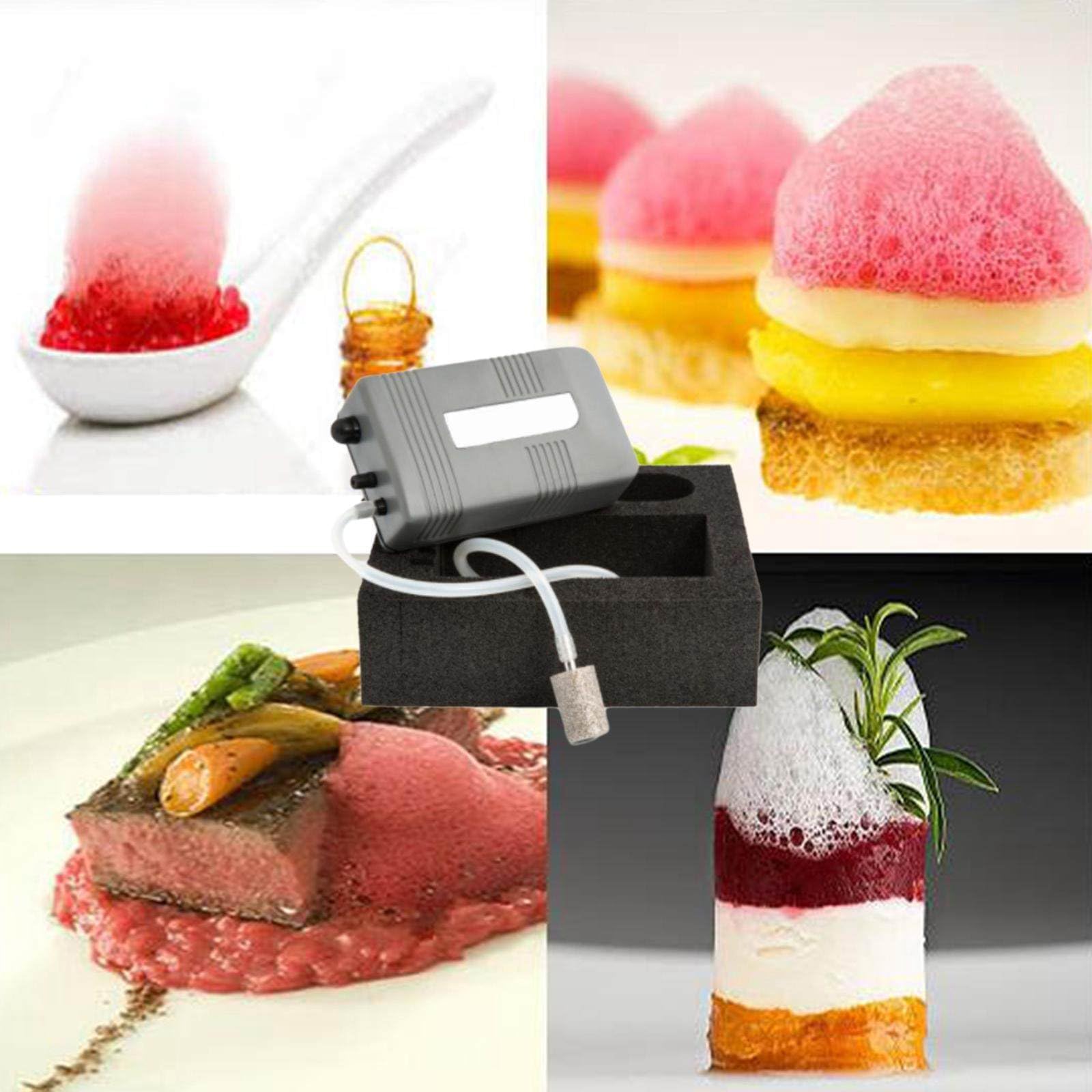 Générateur de mousse culinaire - Machine à mousse de gastronomie moléculaire pour cocktails, barbecues, desserts, plaquage alimentaire, recettes, outil de cuisine, équipement de cuisine professionnel