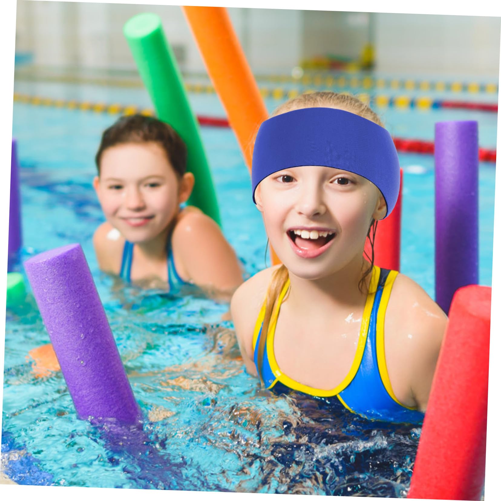 BESPORTBLE 16 Stück Schwimm-Stirnband Kinder-Ohrhörer Silikon-Ohrstöpsel Lauf-Ohrhörer Übungs-Stirnbänder Für Damen Stirnband Schwimm-Stirnbänder Für Damen Ohrabdeckung