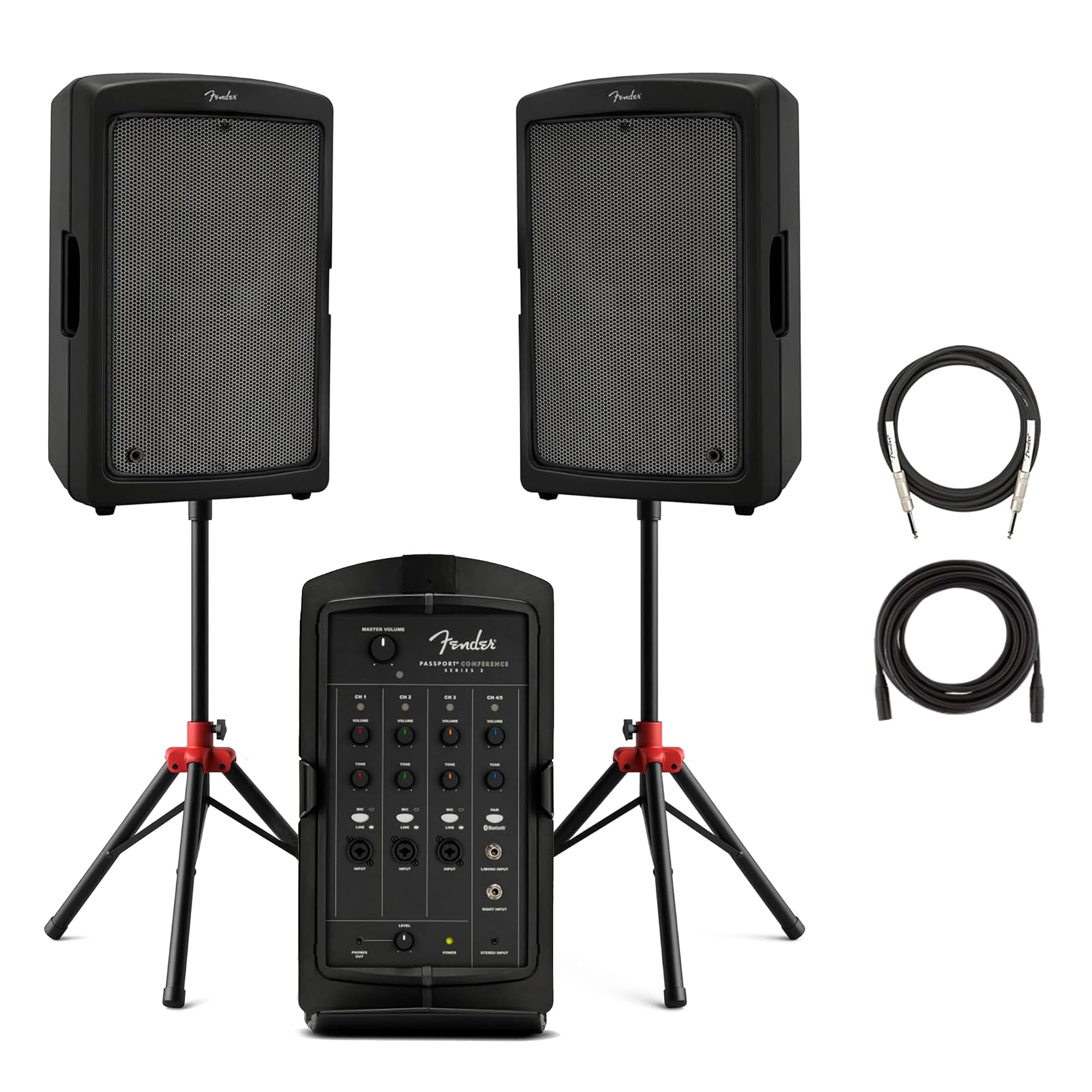 Fender Passport Conference S2 Portable PA System Bundle with