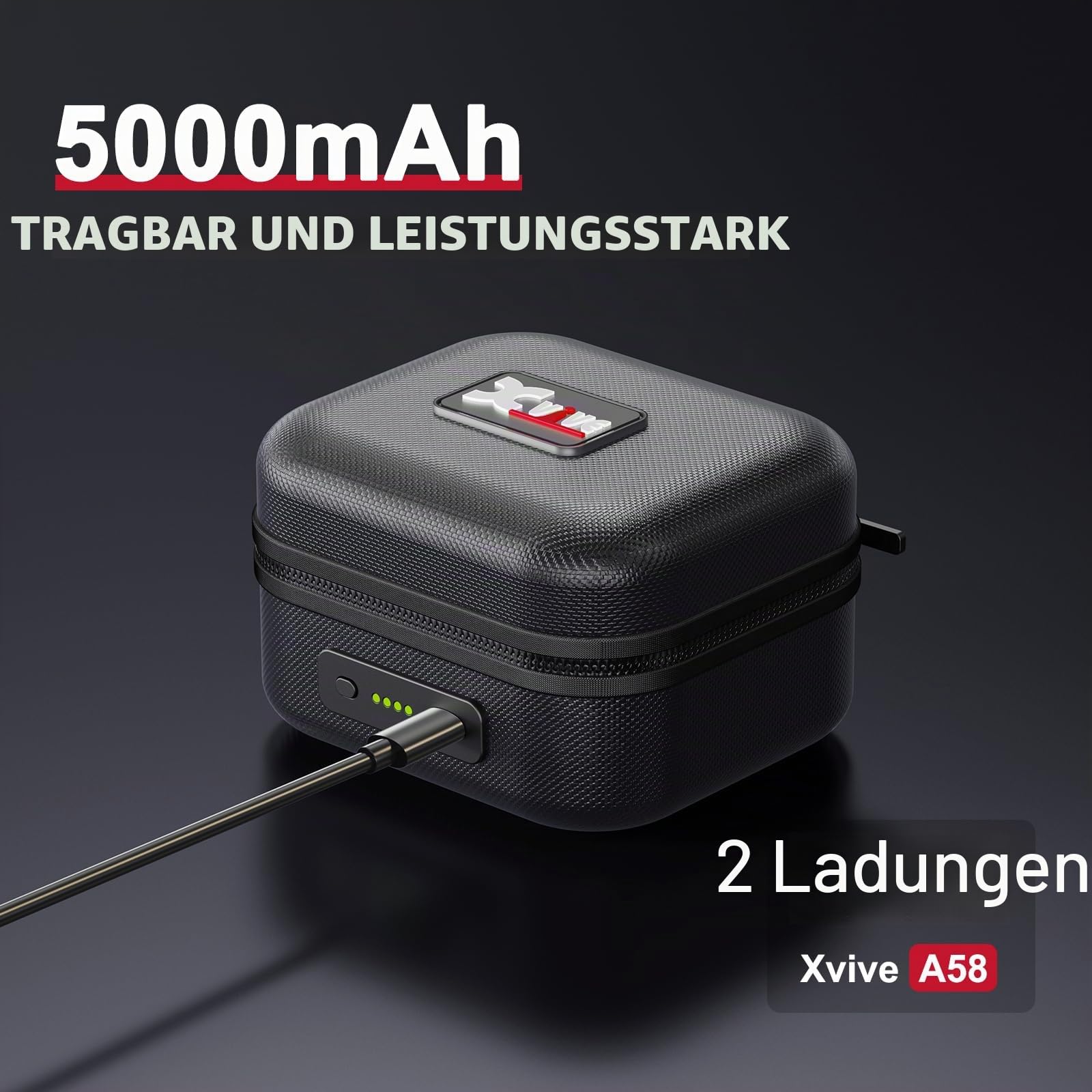 XVive A58 Bundle, A58 with BCA58 Charging Case