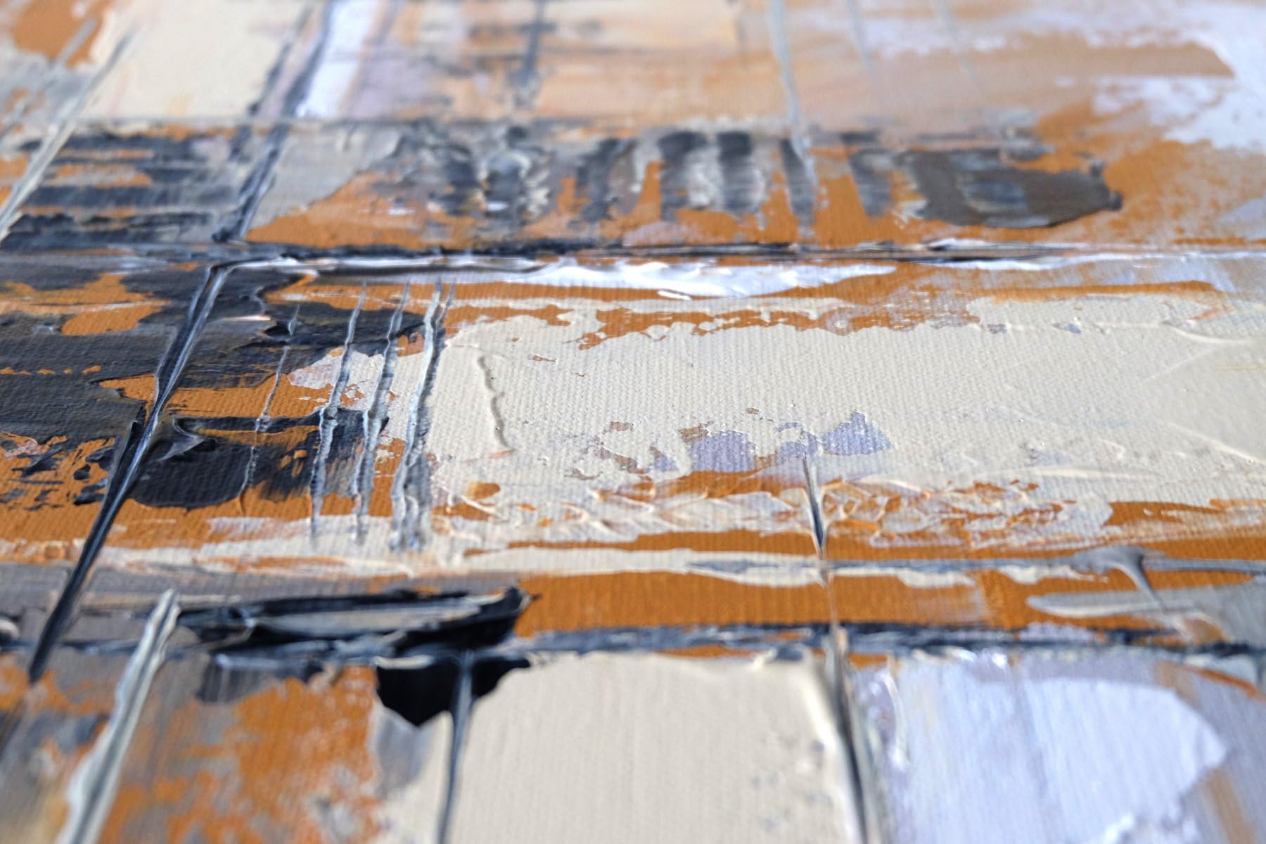 Monica Mirafiori I 120x60 cm I Tableau Peint à la Main I Modèles Tableau I Peintre Moderne I Tableaux Peintures I Toile sur Cadre en Bois