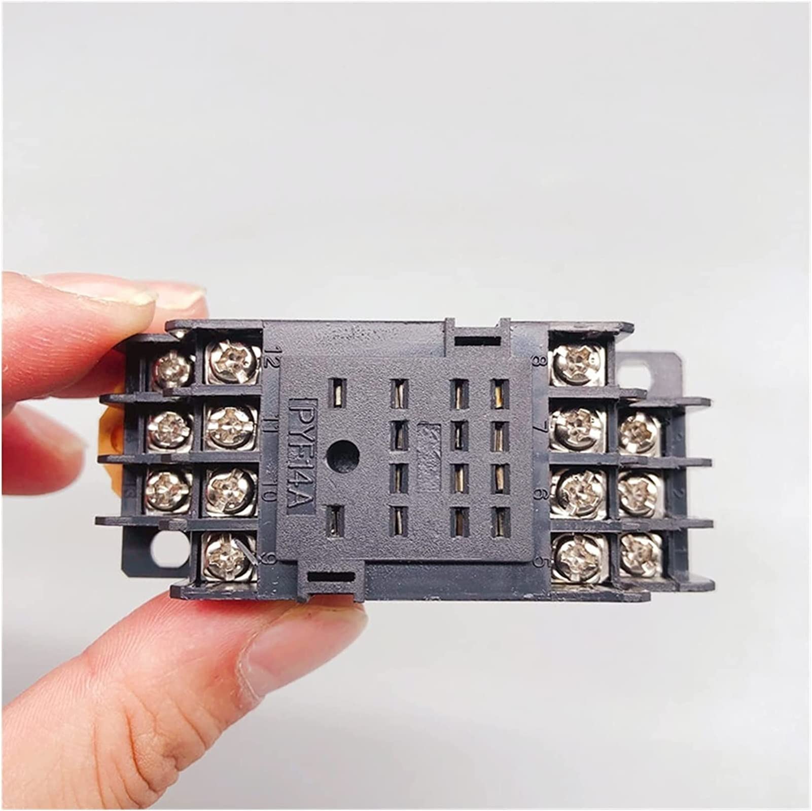 Parti di ricambio Relè MY4NJ Bobina miniatura Interruttore relè intermedio elettromagnetico generale 14 pin(Color:No Socket,Size:1pcs CD12V)