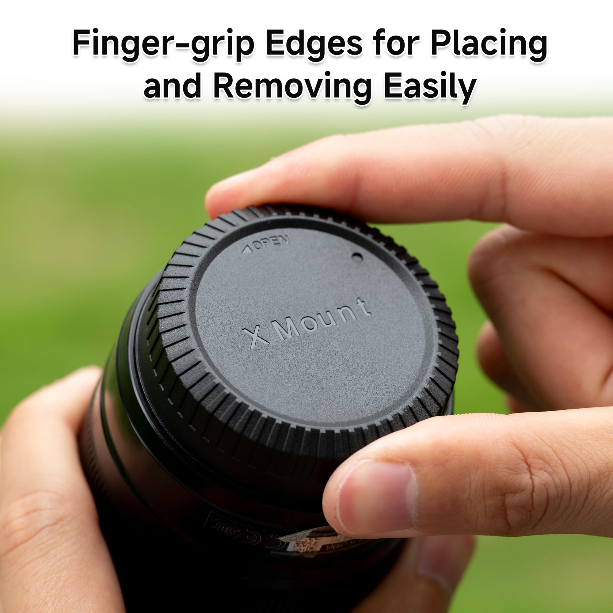 Lot De 2 Cache-objectifs De 52 Mm Compatibles Avec Fuji Fujifilm Fujinon XC 15-45 Mm F/3.5-5.6 OIS PZ, XF35 Mm XF 35 Mm F1.4 R (non Compatible Avec F2), XF 18 Mm