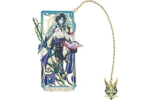 Genshin Impact 7-Character Anime Bookmarks Set