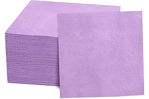 FLOWERCAT Purple Cocktail Napkins: The Perfect Touch for any Occasion