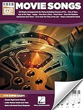 Movie Songs - Super Easy Piano Songbook for Beginners | 60 Popular Film Themes in Easy Piano Sheet Music Format | Piano Music Book with Chords and ... for Kids and Adults (Super Easy Songbook)