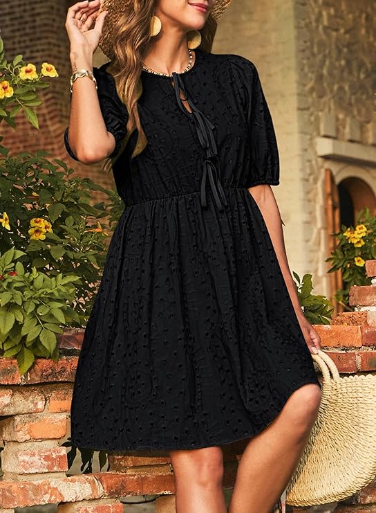 Stunning 2025 Cotton Lace Wedding Guest Dress | Summer Dress