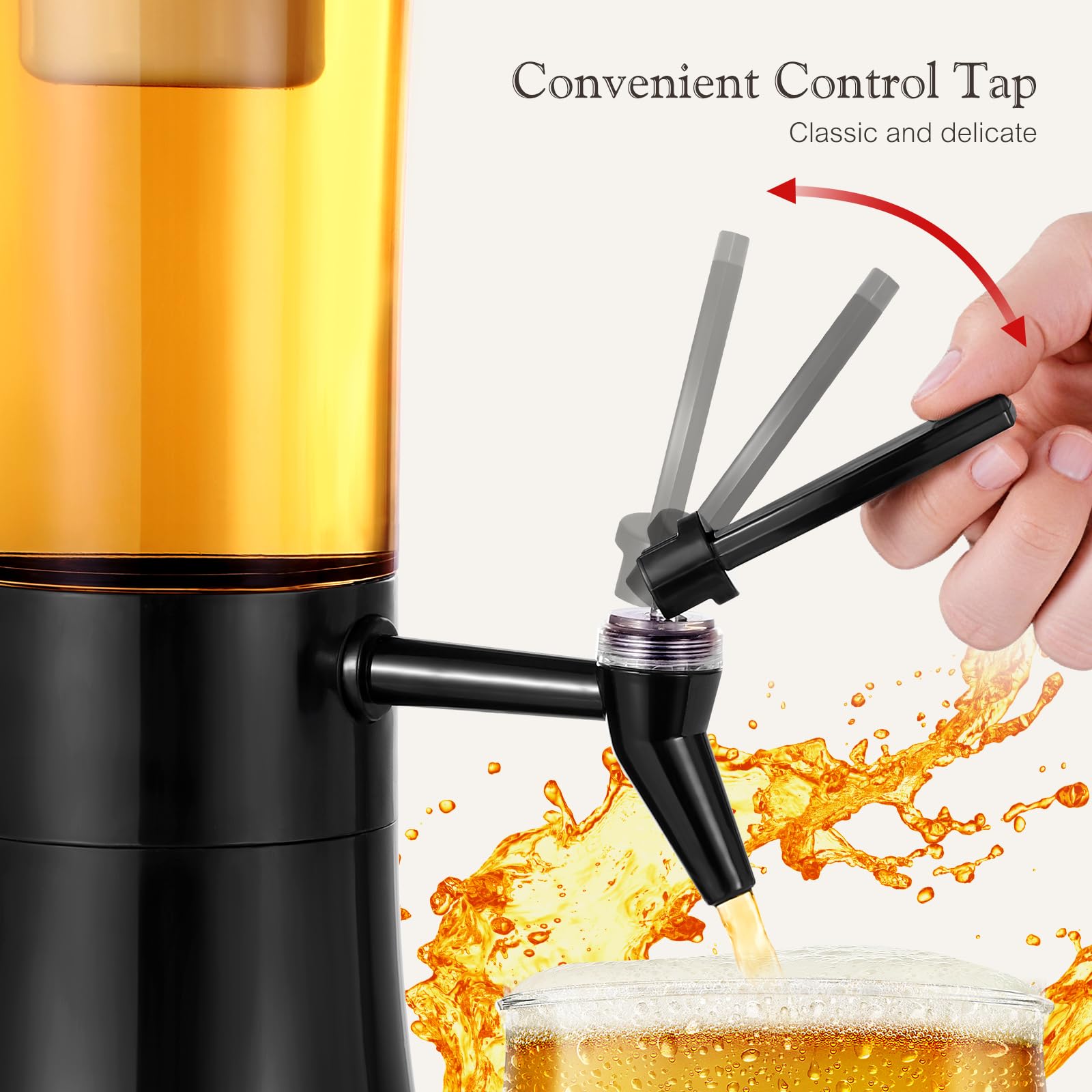 Dispensador de torre de bebidas n.º 7 3L