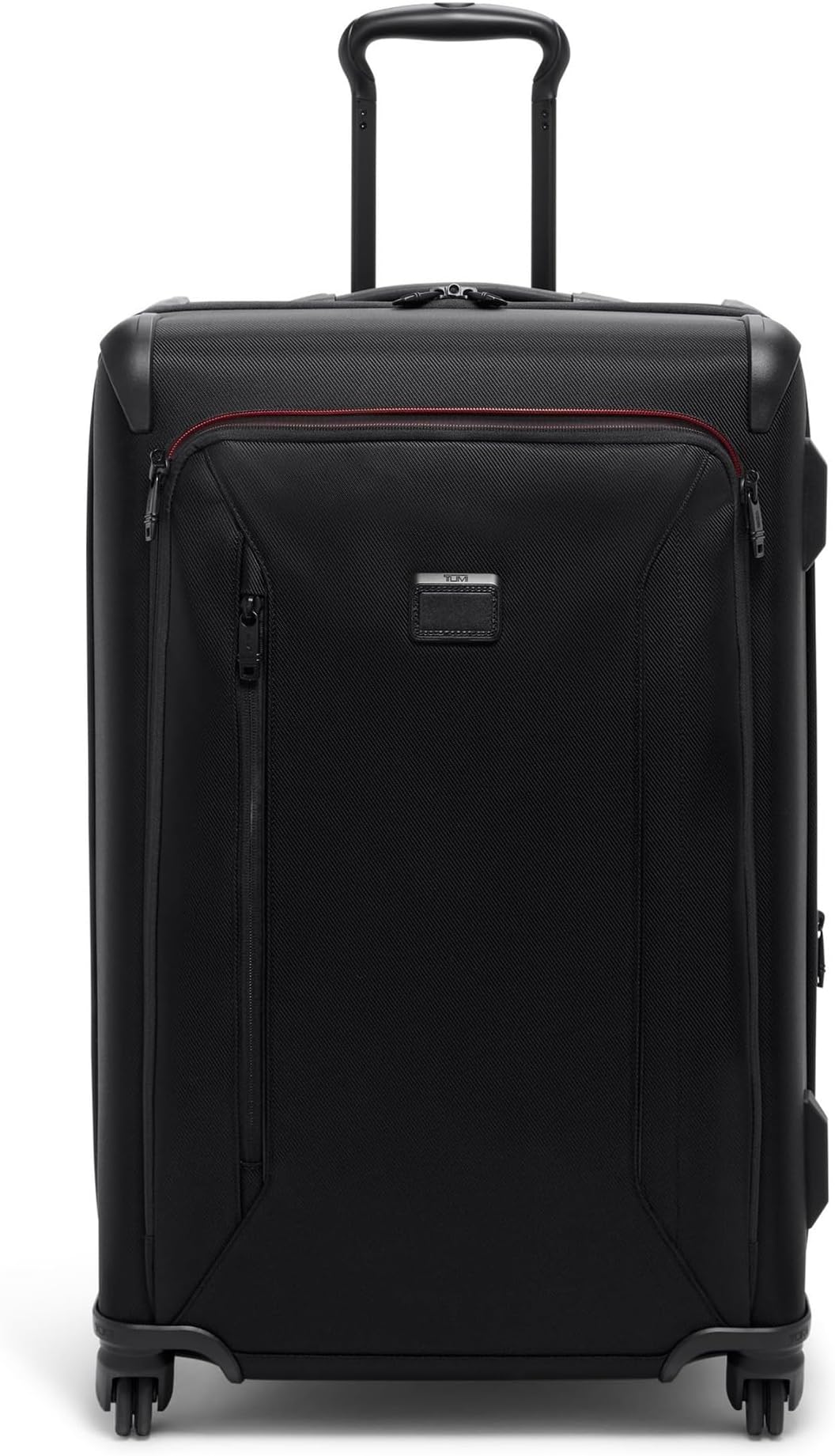 Aerotour 4 Wheel Expandable Luggage - Men's and Women's Lightweight Business and Leisure Travel Suitcase - 26" Short Trip Expandable Packing Case, Black