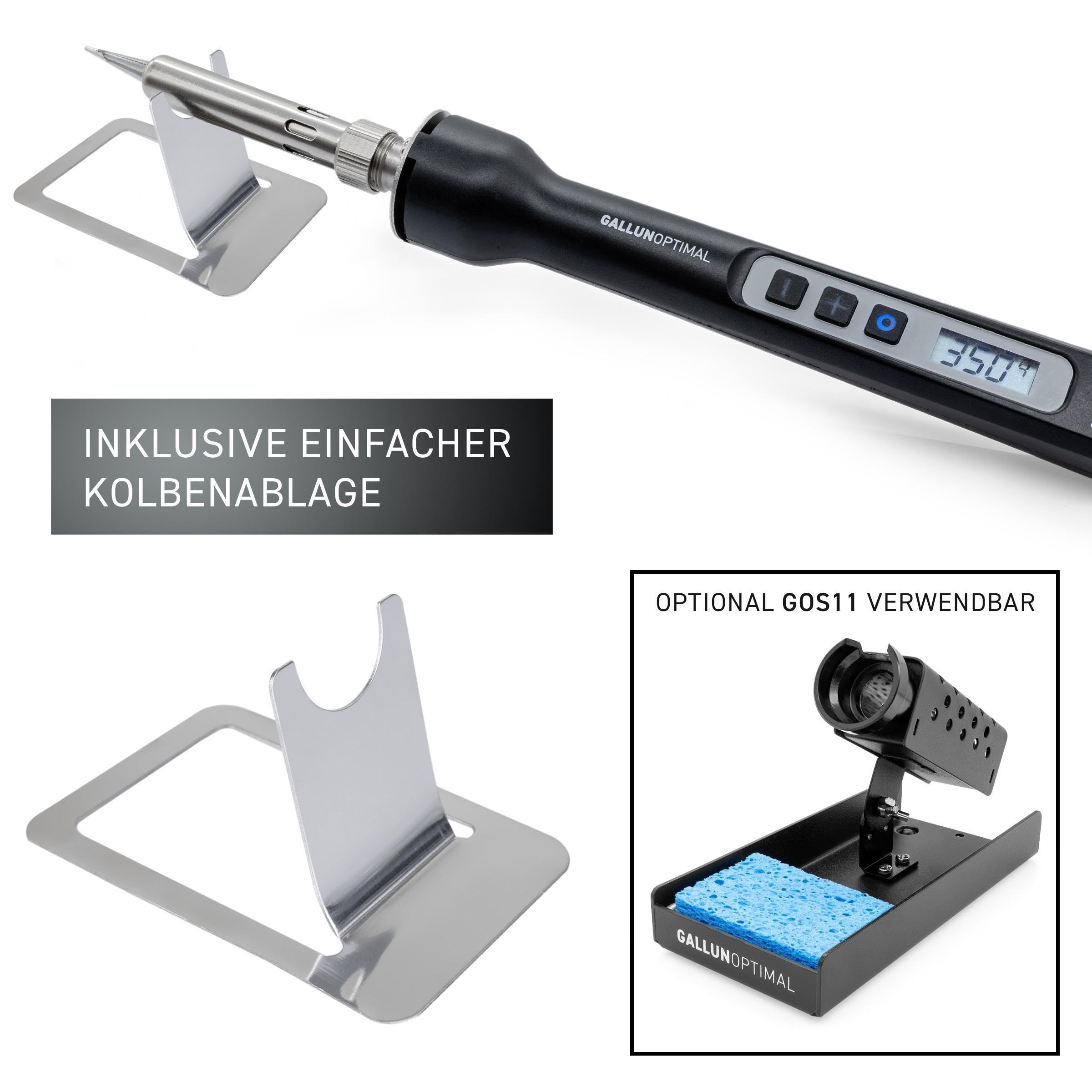 Temperatur geregelter Lötkolben – 150 Watt, 80° - 480°C, mit LCD-Display – temperaturgeregelt, mit Kalibrierfunktion, 230V - GOSprint150