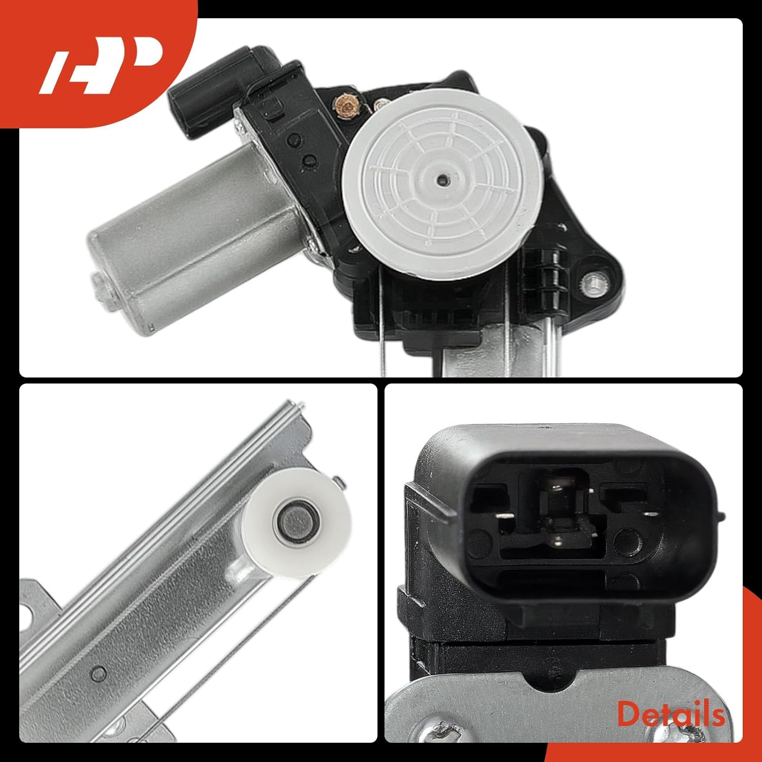 A-Premium Power Window Regulator with Motor Front Passenger Side Compatible with Honda Civic 2021 2022 2023 2024