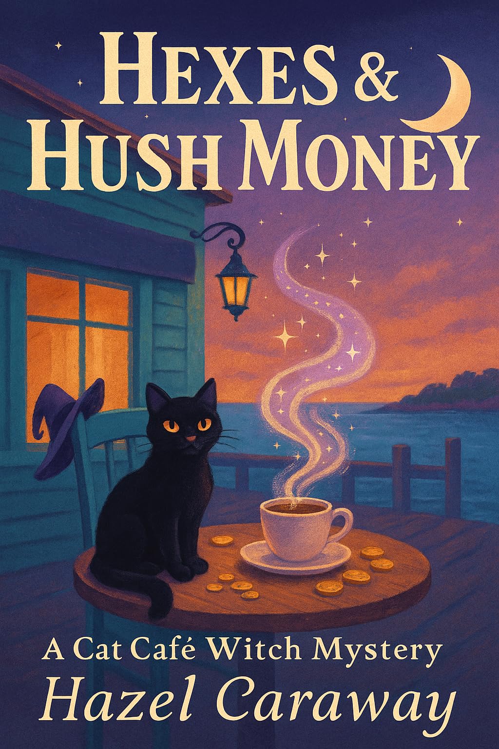 Hexes & Hush Money (The Cat Café Witch Mysteries Book 1)