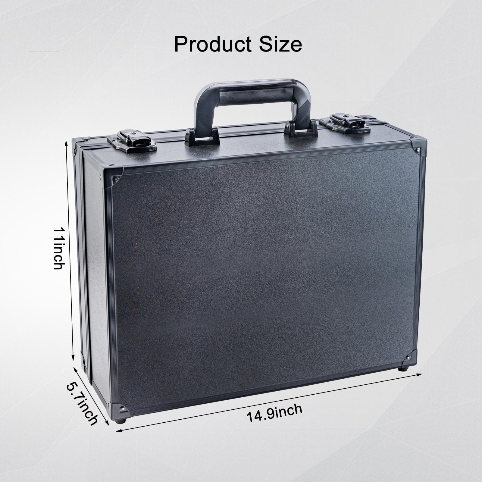 Toploader Storage Box,Sports Card Case for 600+ 3" X 4" 35pt Rigid Cards,Toploader Storage Case with Dividers,Waterproof, Non-Slip,Trading Card Case Sports Card Storage Box with Key Lock