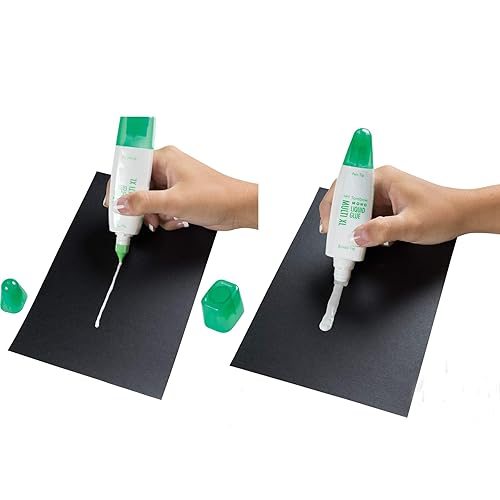 Miniatura 5 de Tombow 52195 Pegamento líquido MONO Multi XL, 1.76 onzas cada uno, paquete de 10. Tamaño económico, pegamento multiusos con dispensador de doble