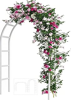 10 Outdoor Patio Trellis Ideas for Shade and Vertical Style 15 Adorox Metal Garden Arch Trellis for Climbing Plants 7.8ft Outdoor Arch ...