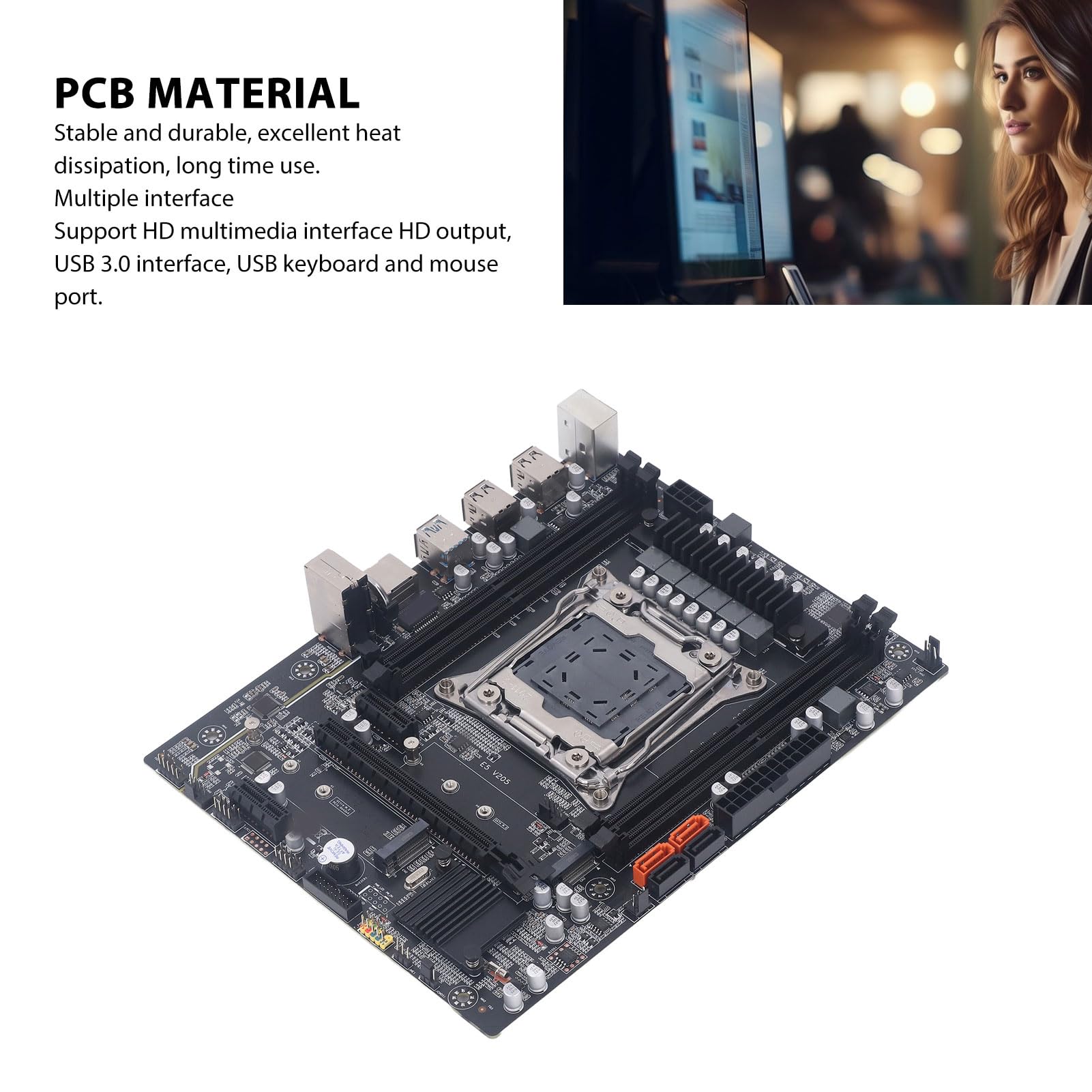 Amazon | コンピュータのマザーボード、LGA 2011‑3 CPU 4xDDR4、USB