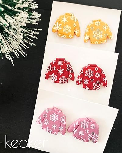 Miniatura 5 de Pantalla de seda navideña para arcilla polimérica, plantillas de pantalla de seda de Navidad para arcilla polimérica, impresión en arcilla y otras