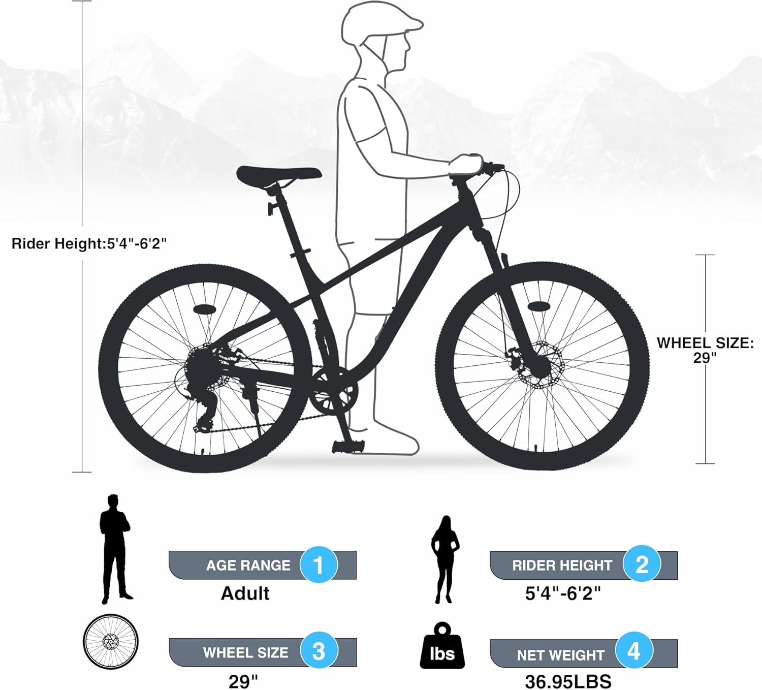 Mountain Bike, Inch Mountain Bike for Trinidad and