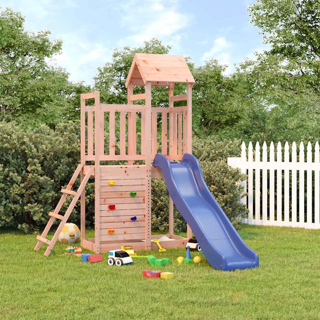 Genérico Parque Infantil de Exterior Madera Maciza Douglas,Juegos y Juguetes,Estructuras para Juegos al Aire Libre,Columpios y estructuras de Juegos,Marrón,40.38 kg,3155889