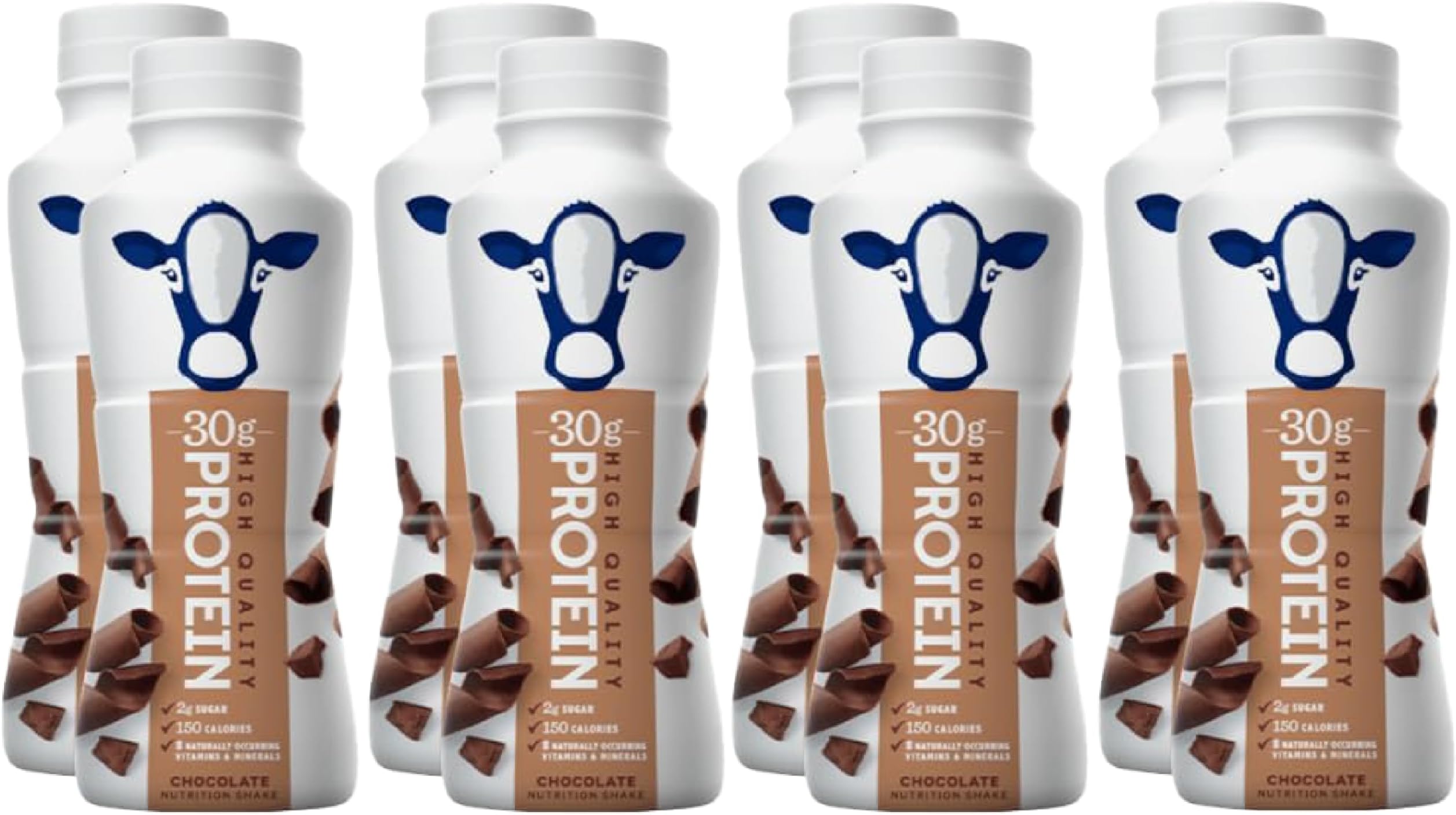 Niro Assortment | Protein Shakes, Pack Of 8 - Chocolate Shake 11.5 Oz Each - Premium Protein Shake With Beverage Sleeve