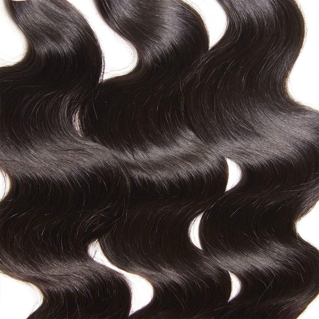 Amazon.com : B&F Hair Brazilian Body Wave Hair 3 Bundles 16  display picture 1