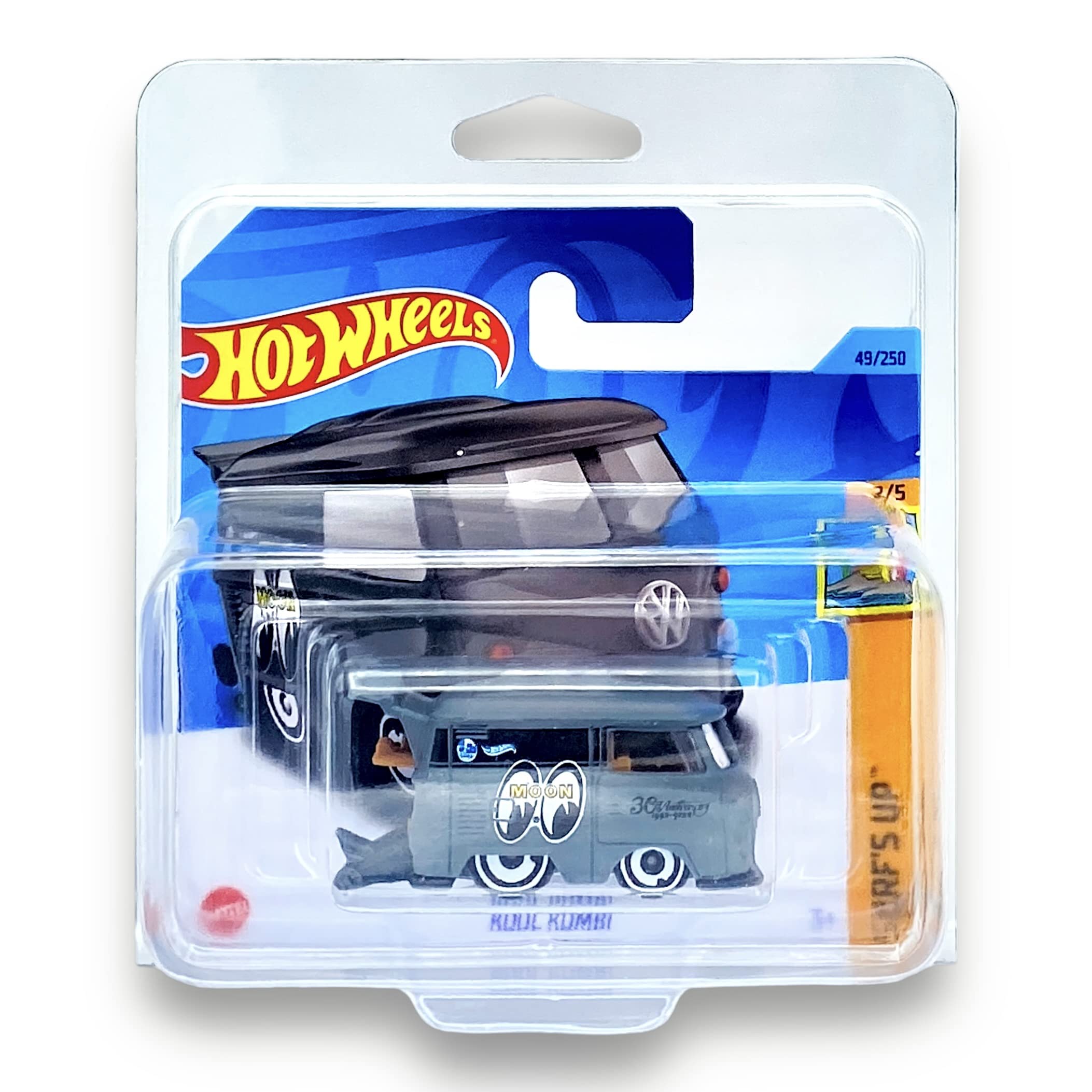 ホットウィール MOON 4set Hot Wheels Kool Kombi (Satin Grey (Moon Eyes)) 2/5 Surf's Up