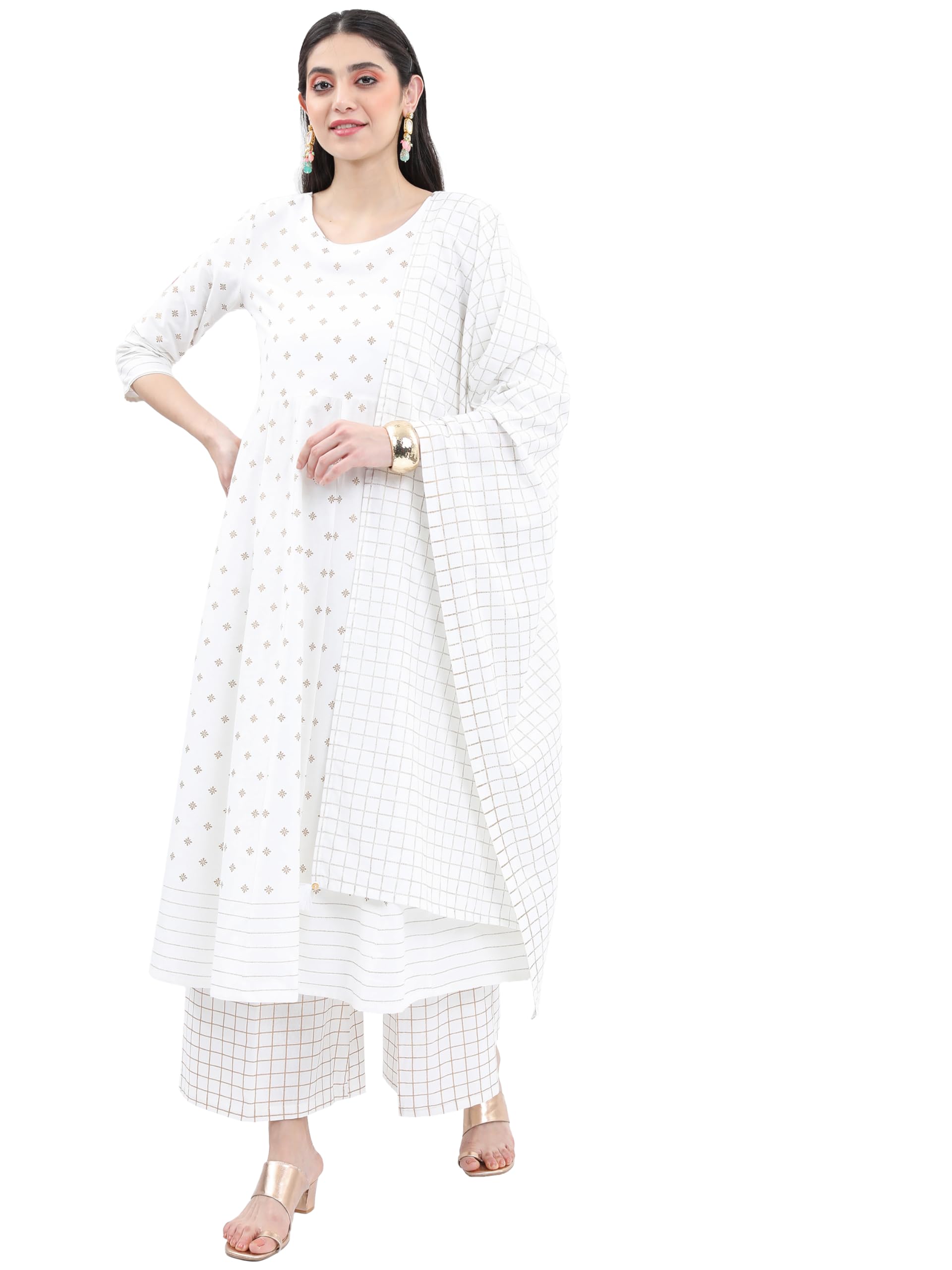 vishudh Women's Ethnic Set | Regular Fit | Fashion Outfit | with Comfortable Wear-picture-15
