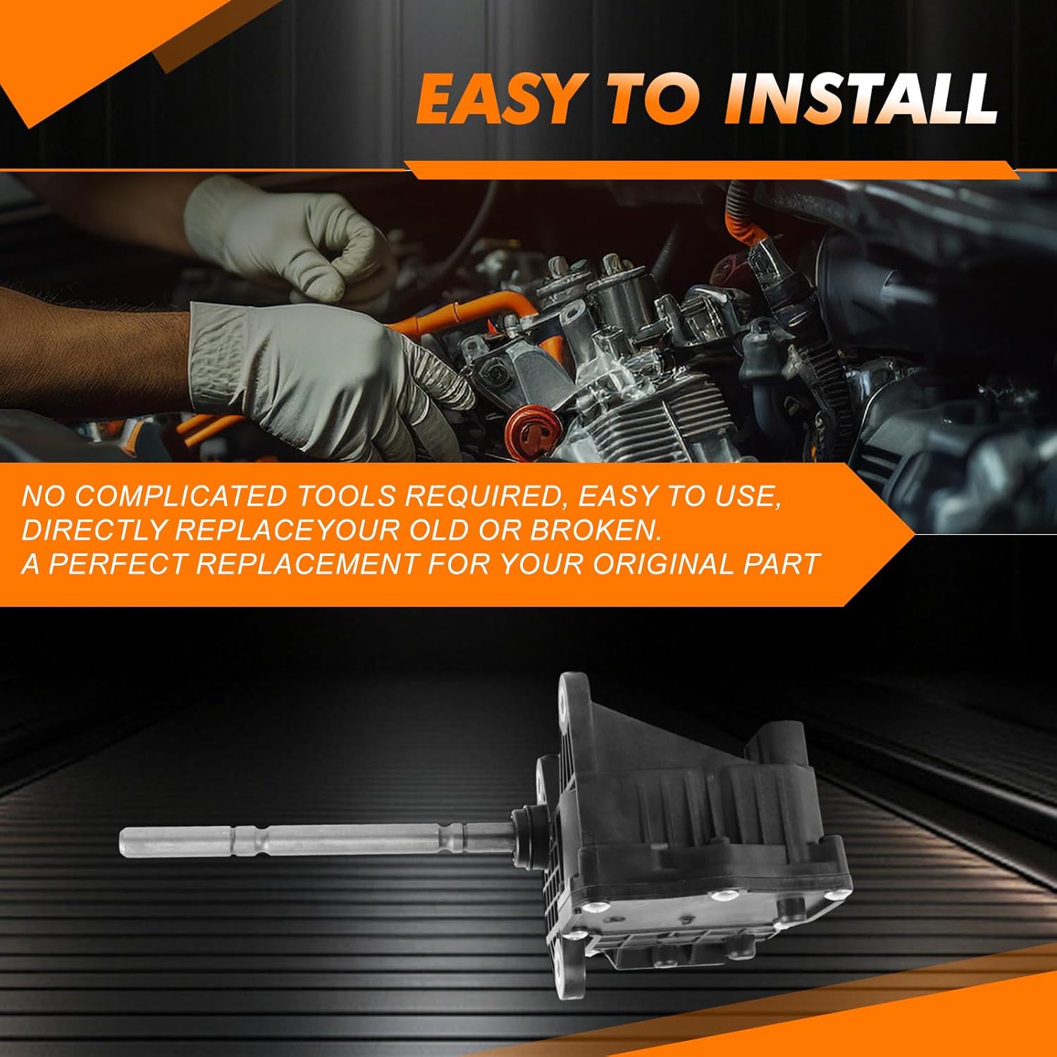 Transfer Case Shift Motor Actuator Assembly 4WD Compatible with Toyota Tacoma 2.7L 3.5L 4Runner 4.0L 600-423 2016-2020 Replaces OEM #36410-71010 36410-71020 36410-0K010 36410-0K020