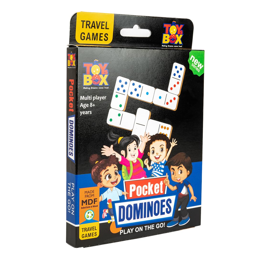 Billlie ツキ Show-con 会場限定トレカ DOMINO Toysbox Pocket Dominoes Travel Board Game, Classic 28 Tiles, Match