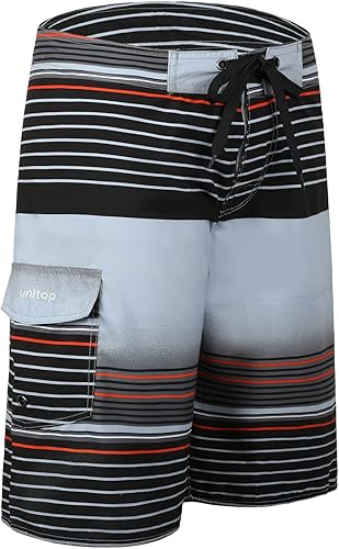 Vista 2 de unitop Pantalones cortos de verano para hombre, de secado rápido