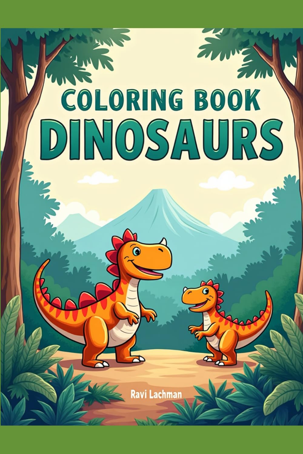 Coloring Book for Children - Dinosaurs