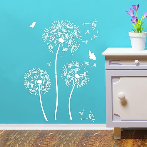 Miniatura 5 de GSS Designs - Plantilla de diente de león grande de 12 x 16 pulgadas, plantillas de flores y mariposas para pintar en paredes de madera, muebles de