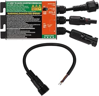 Inversor de laço de grade, micro inversor solar 120 w 230 v mppt, inversor solar de laço de grade, inversor de ondulação senoidal de liga de alumínio conectado à rede ip55, para sistemas de geração de