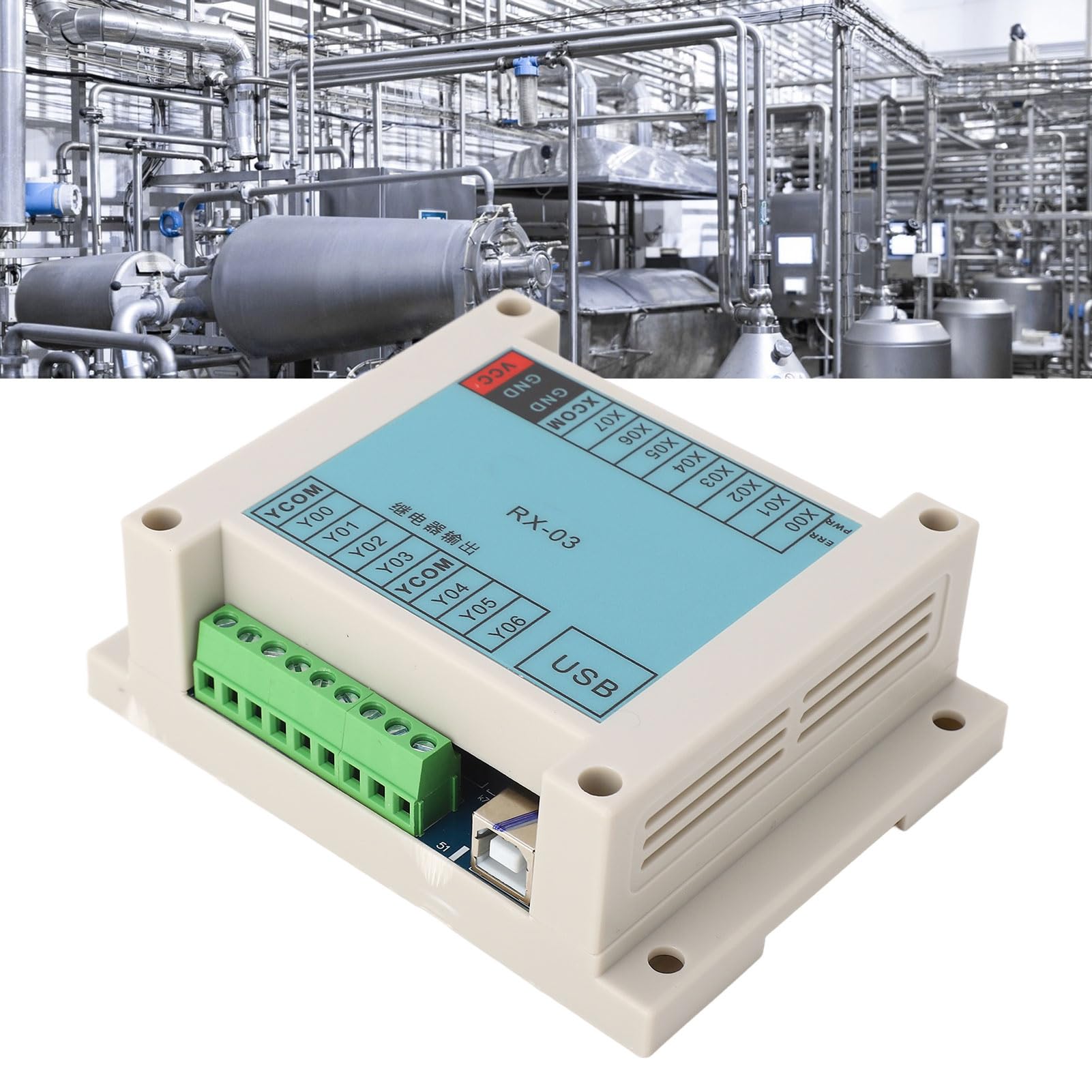 GOWENIC 12-24V DC PLC Programowalny Sterownik Logiczny 8 Wejść 7 Wyjść