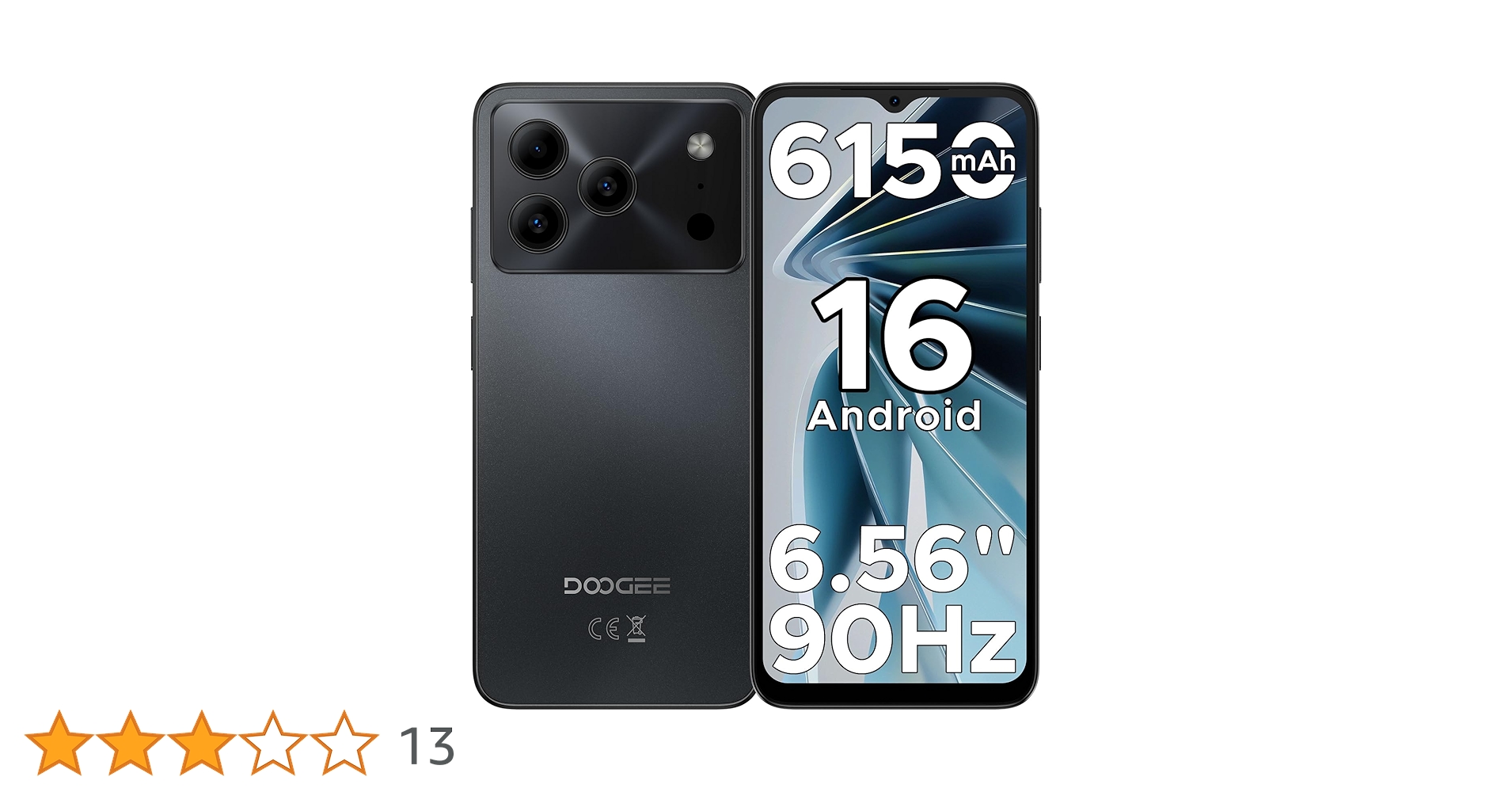 Amazon | 【最新 Android 16 スマホ】 DOOGEE Note56 Android16 SIM