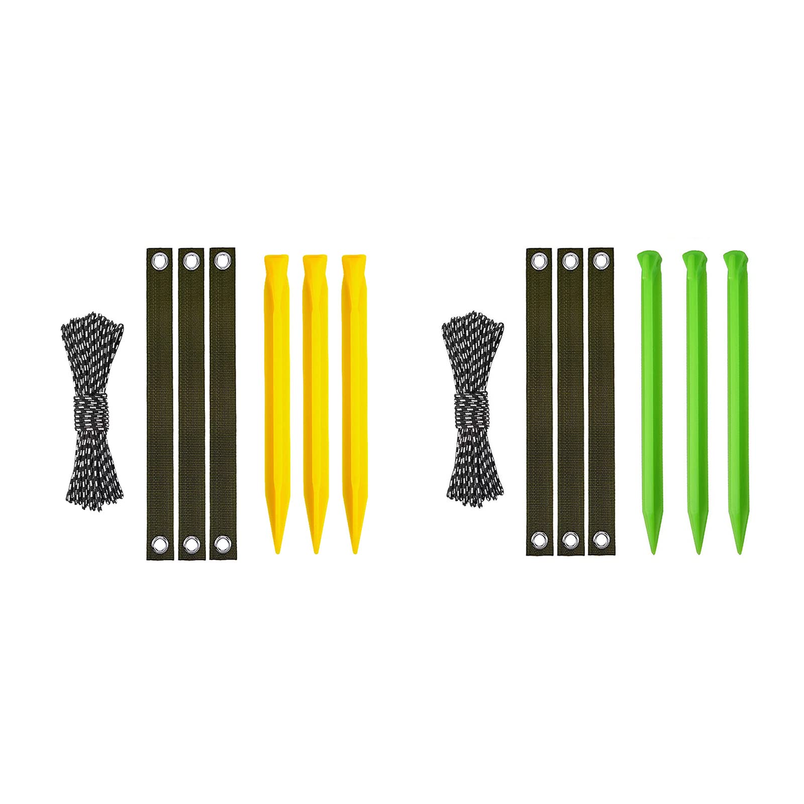 Kit Tutor Per Alberi Sintuff 36 Pezzi - 12 Cinghie 40cm, 12 Pali 30cm, 12 Corde 4m, Per Sostenere Piante Giovani - 3