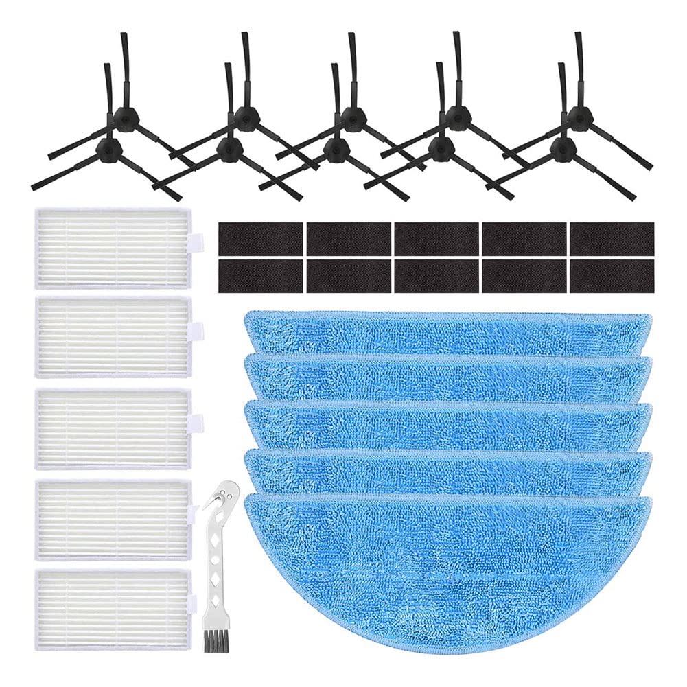 Kit Ricambi Per Aspirapolvere Robot Zaco V3 V3s V5 V5s Pro – 6 Spazzole Laterali, 1 Filtro Primario, 3 Filtri - 2