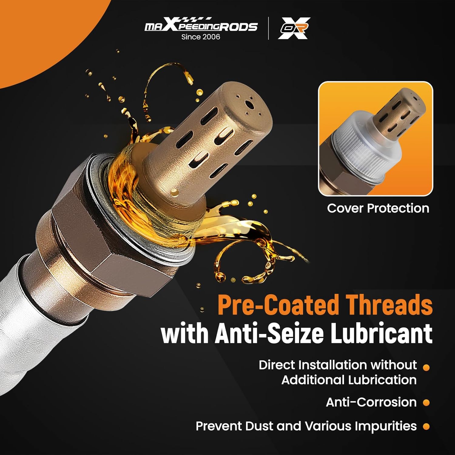 maXpeedingrods Oxygen O2 Sensor 234-4547 Air Fuel Ratio Upstream Downstream for Chrysler 200 2011-2014, for Dodge Avenger Journey, for Jeep Wrangle Patriot Compass, Ram 1500 2500 3500