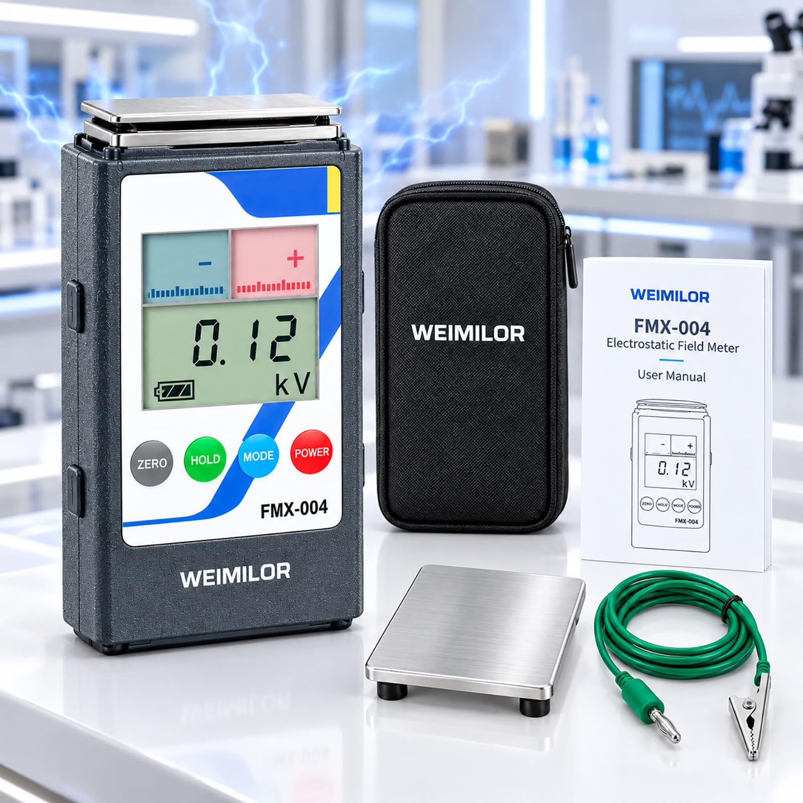 WEIMILOR FMX-004 Feldmessgerät Elektrostatische Ladung