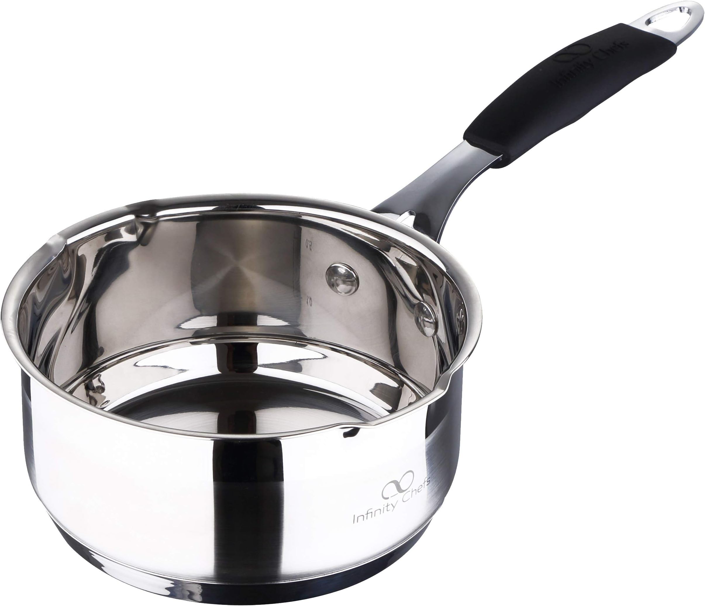 Infinity Chef Infinity Chef Sauce Pan, Silver, 1.3 Litre/16 x 7.5 cm