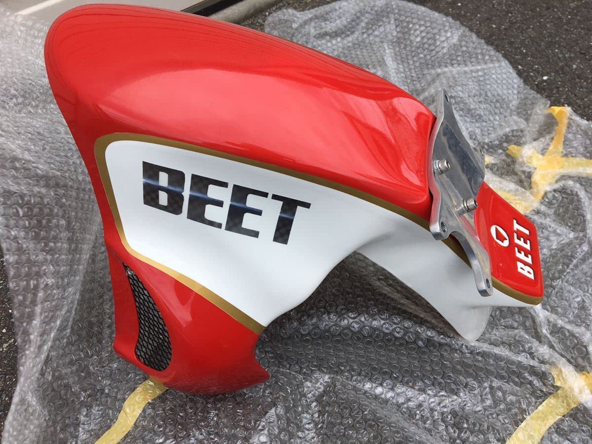 cbr400f 本物beetエアロシャーク ビート エアロシャーク フェンダー ホワイト 0301-H07-05