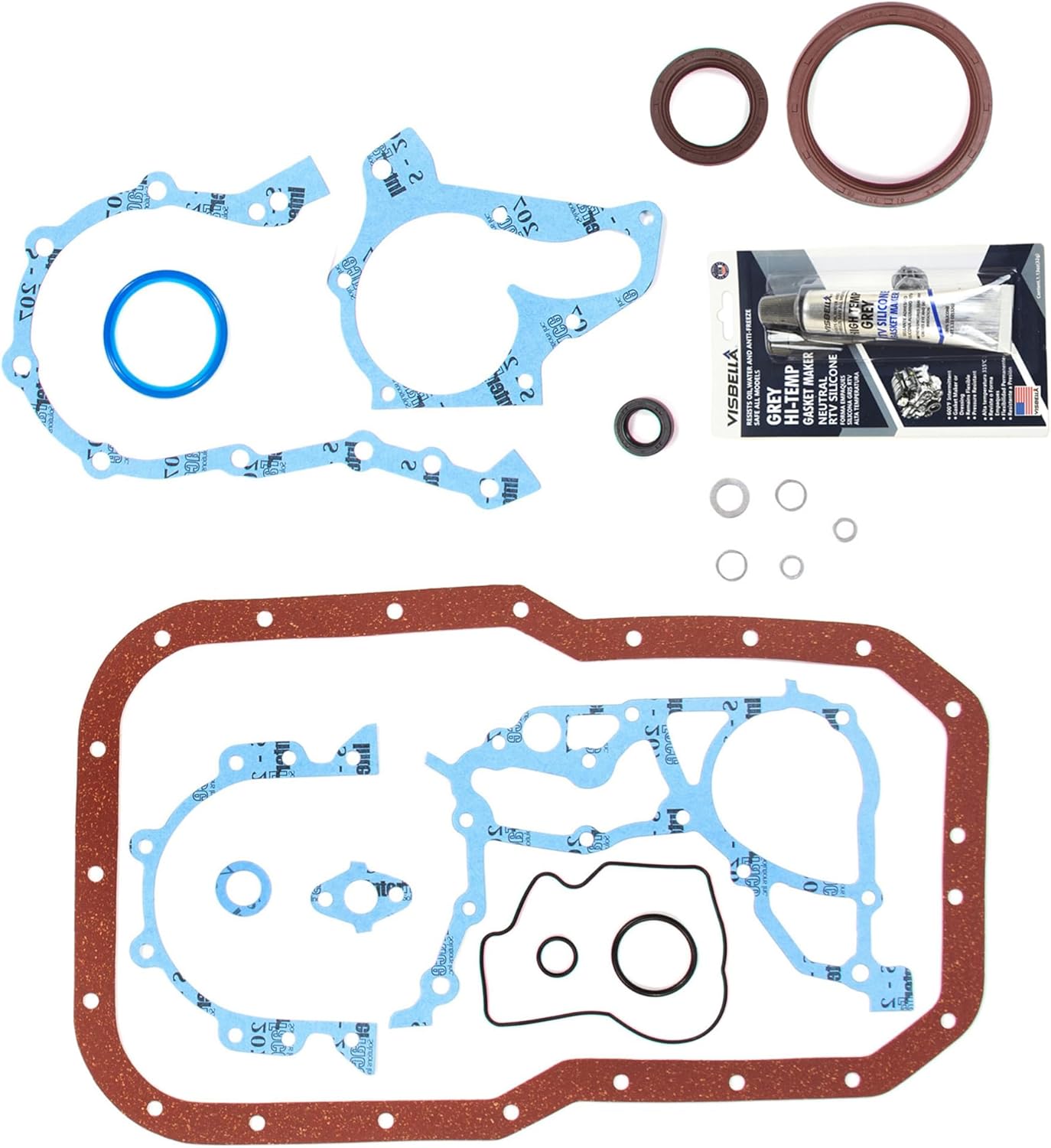 DG-8614961201 Lower Conversion Gasket Set Compatible With/Replacement For 96-01 Toyota Camry Celica Solara 2.2 DOHC 5SFE