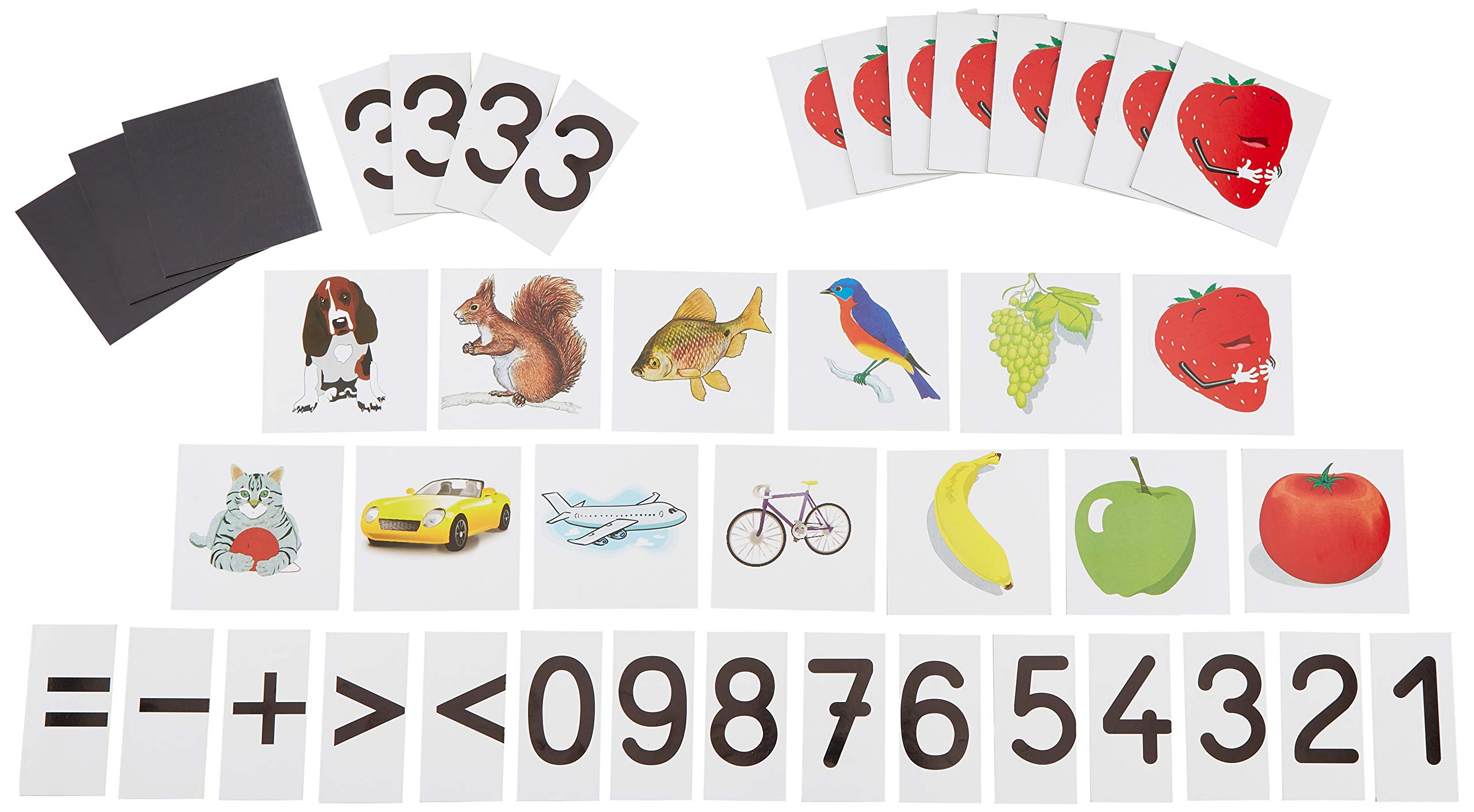 WISSNER Aktiv lernen - Mathematics in Pictures Magnetic, 205 Pieces Made of MAG-Pap , in a Box
