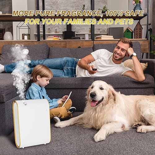 Miniatura 7 de Máquina de aire inteligente de aroma para el hogar, difusor de colección de hotel de 1500 pies cuadrados con tecnología de aire frío, fragancia para
