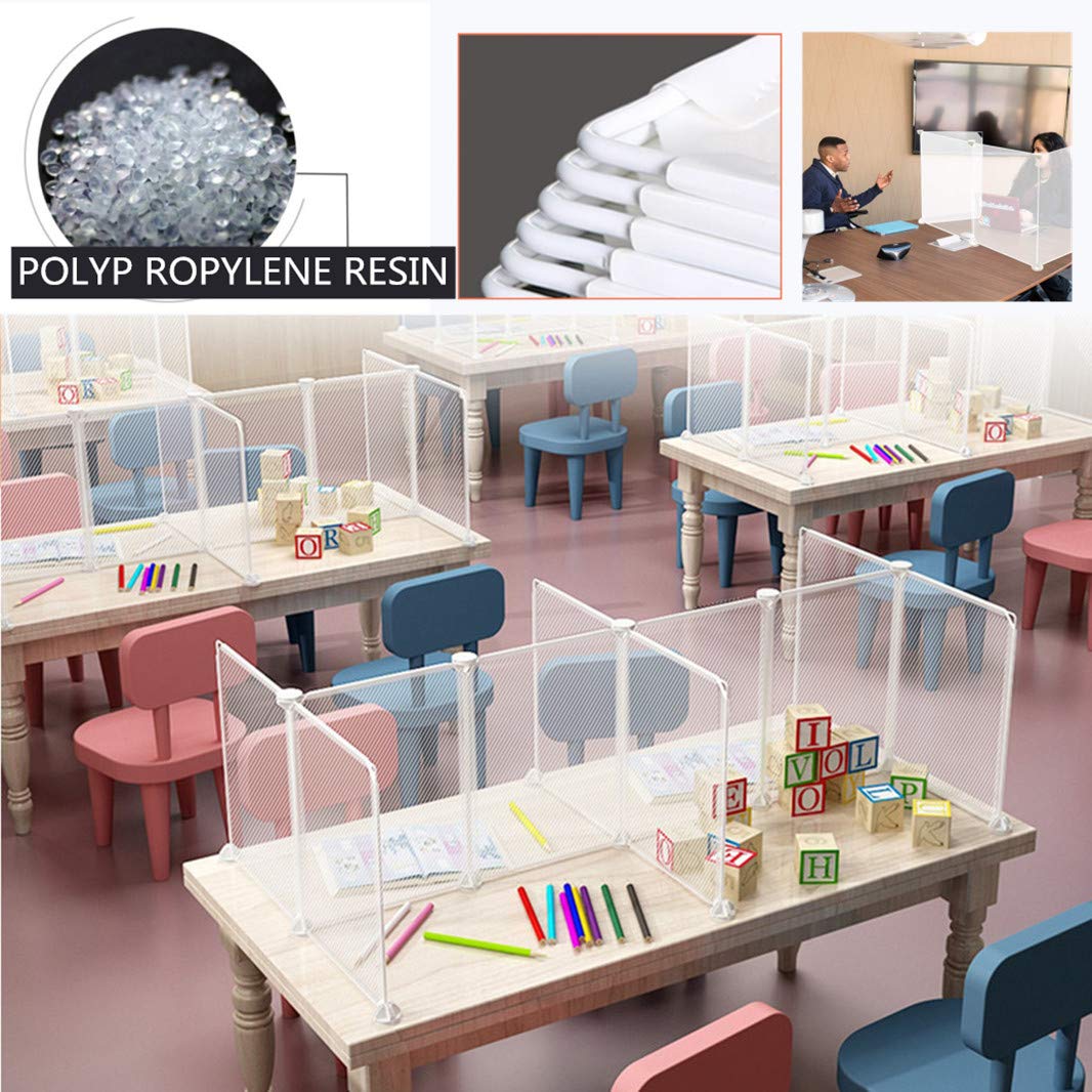 Shields for Student Desks,Desktop Sneeze Guard Shield,Desk dividers for