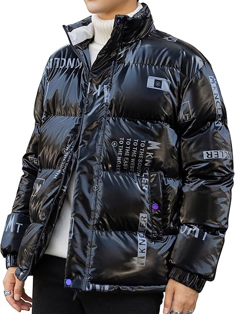 Amazon コート メンズ 冬服 中綿入り ダウンジャケット 防風 アウター 暖かい 防寒着 人気 プリント ダウンコート 大きいサイズ 中綿ジャケット おしゃれ ストリート アウトドア 冬 コート ジャケット 通販