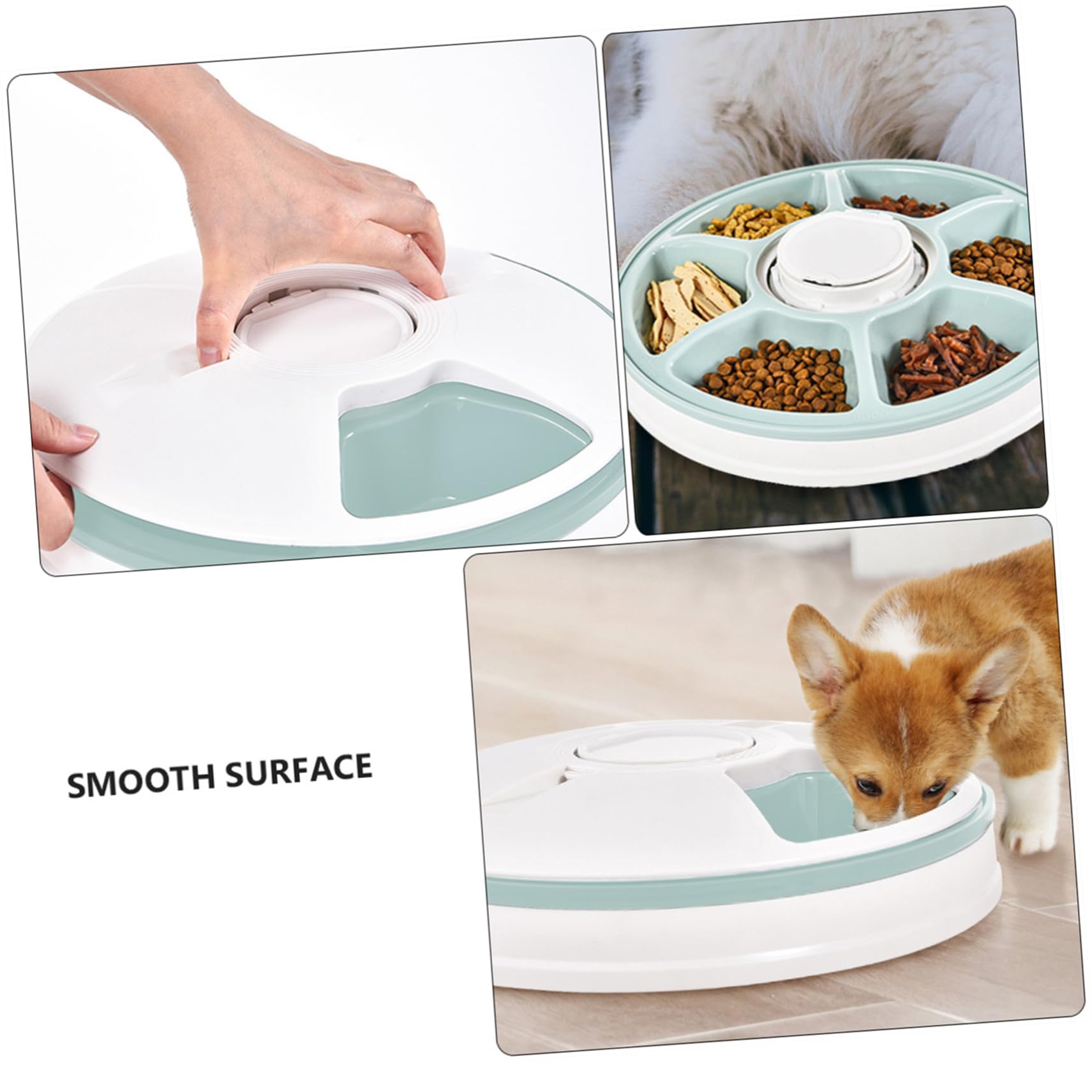 Distributore Crocchette Cane Intelligente in Abs Verde